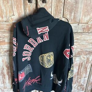 Authentic Nike Jordan Black Brooklyn Hoodie men's XL - like new